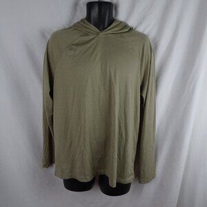 Gap Fit Men Hooded Long Sleeves Shirt Size L